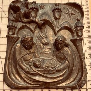 Nativity Bas-relief Plaque